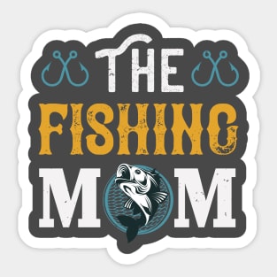 Fishing Mom Sticker